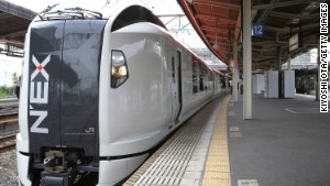 Check your Hyperdia app for the next N&#39;EX train from Narita. 