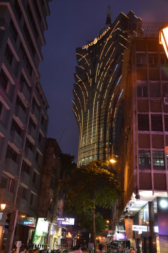 Grand Lisboa casino in the back