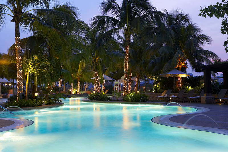 Swimming pool. Le Meridien Hotel. Kuala Lumpur. Malaysia.
