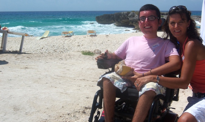 cory traveling the world in a wheelchair